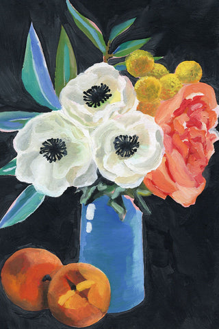 Anemones with Peaches